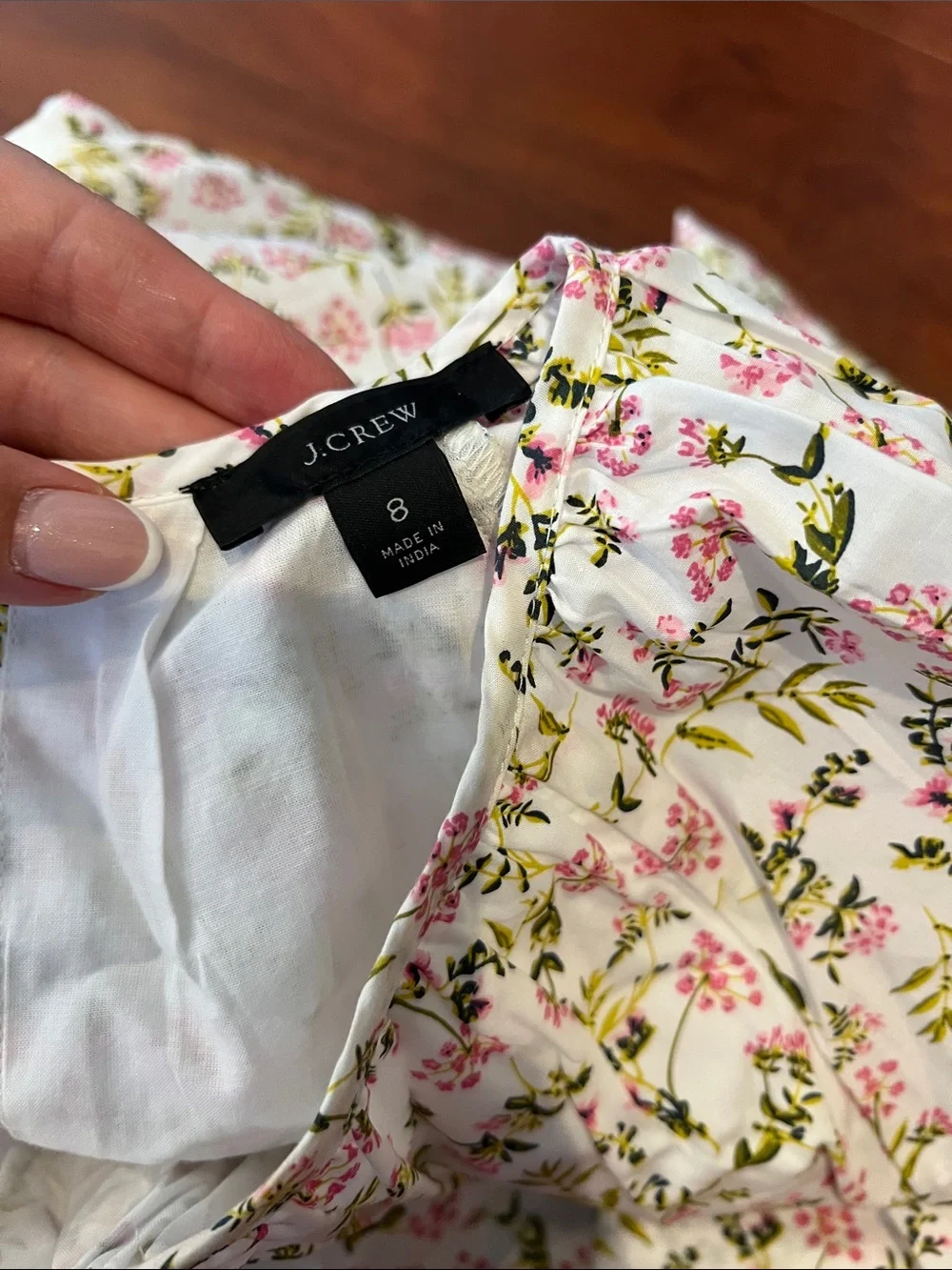 J. Crew Floral Cutout Midi Dress